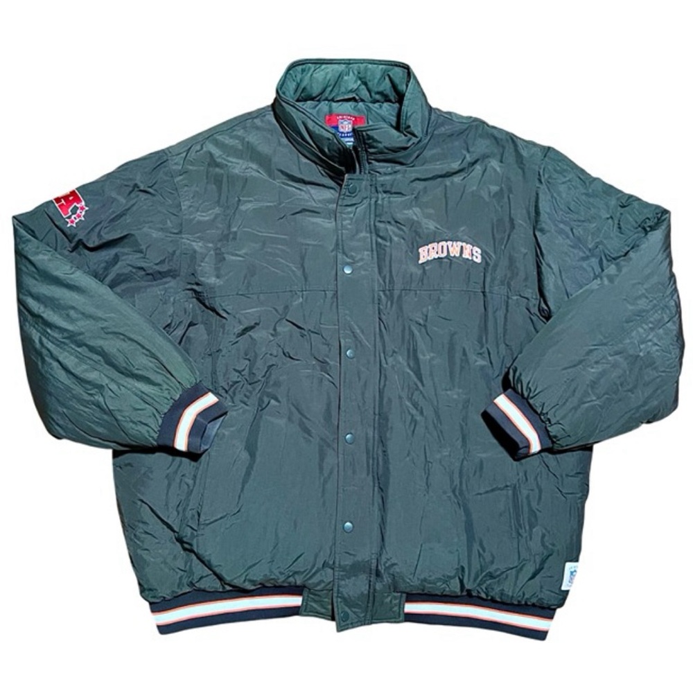 Cleveland Browns Gridiron Classic NFL Vintage '00s Puffer Jacket